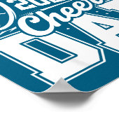 Cheer Class Senior 2026 Proud 2026 Dad Cheerleader Poster (Hoek)