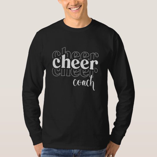 Cheer Coach Cheerleader Cheerleading Coach T-shirt (Voorkant)