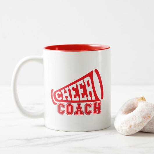 Cheer Coach Coffee Mok (Met donut)