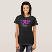 Cheer Coach Definition Cheerlead T-shirt (Voorkant volledig)