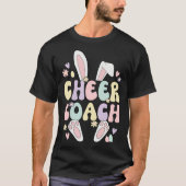 Cheer Coach Easter Bunny Cheerleading Coach Easter T-shirt (Voorkant)