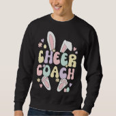 Cheer Coach Easter Bunny Cheerleading Coach Easter Trui (Voorkant)