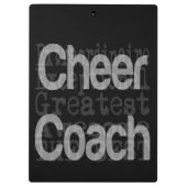 Cheer Coach Extraordinaire Klembord (Achterkant)
