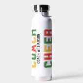 CHEER COACH Gepersonaliseerde Cheerleading Waterfles (Links)