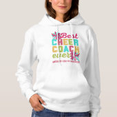 CHEER COACH Geweldige Zoals Mijn Dochter Custom Te Hoodie (Voorkant)