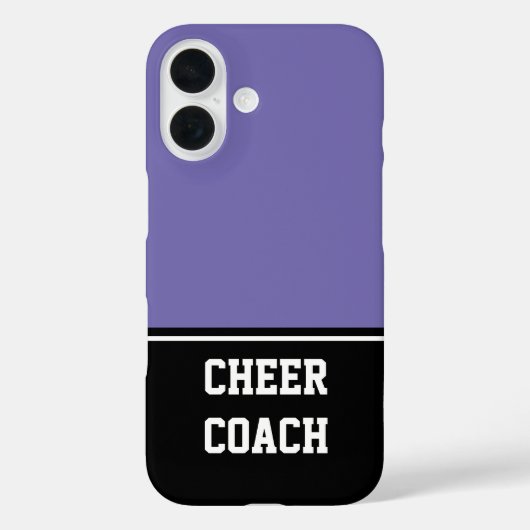 Cheer Coach Hoesje-Mate iPhone 16 Hoesje (Achterkant)