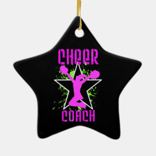 Cheer Coach Keramisch Ornament