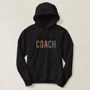Cheer Coach Leopard Cheerleading Props Cute Cheer Hoodie