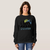 Cheer Coach Leopard Cheerleading Props Cute Cheer Trui (Voorkant volledig)