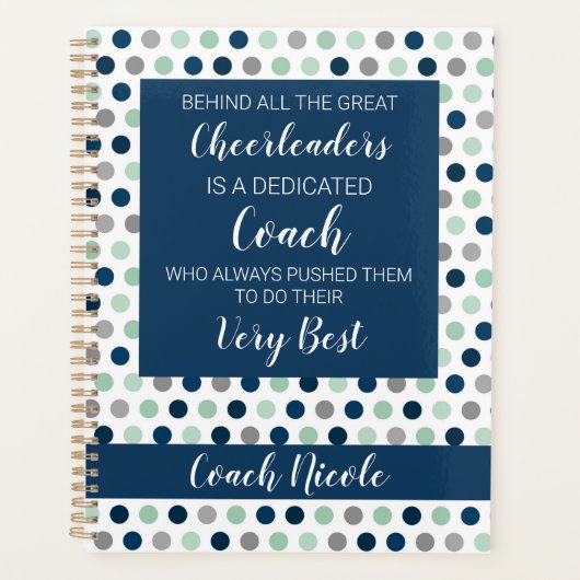 Cheer Coach Planner (Voorkant)