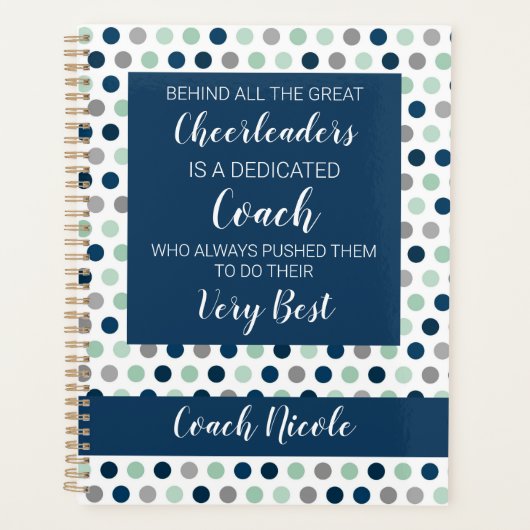 Cheer Coach Planner (Voorkant)