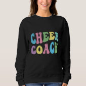 Cheer Coach Retro Best Cheer Coach Ever Cheerleade Trui (Voorkant)