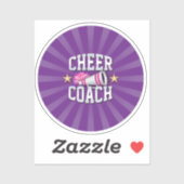 Cheer Coach Sticker (Vel)