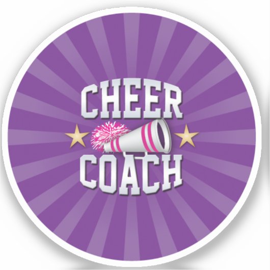 Cheer Coach Sticker (Voorkant)