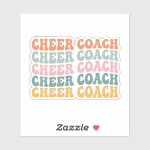 Cheer Coach Sticker