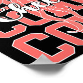 Cheer Comp Dag Cheerleader Competitie Dag Boog _2 Poster (Hoek)