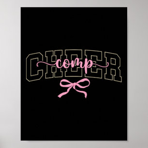 Cheer Comp Dag Cheerleader Competitie Dag Coquett Poster
