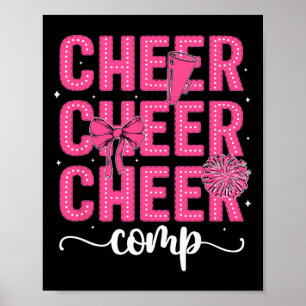 Cheer Comp Dag Cheerleader Competitie Dag Coquett Poster