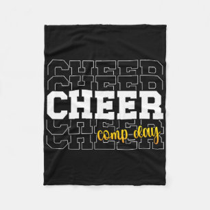 Cheer Comp Dag Cheerleading Competitie Dag Cheerl Fleece Deken