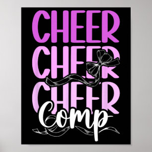 Cheer Comp Dag Cheerleading Competitie Dag Cheerl Poster