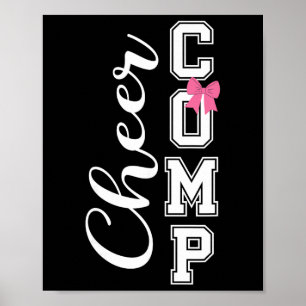 Cheer Comp Dag Cheerleading Competitie Dag Coquet Poster