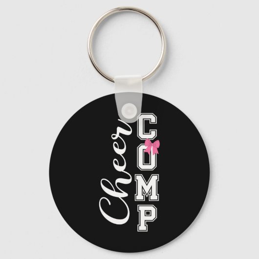 Cheer Comp Dag Cheerleading Competitiedag Coquet Sleutelhanger (Voorkant)