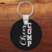 Cheer Comp Dag Cheerleading Competitiedag Coquet Sleutelhanger (Voorkant)