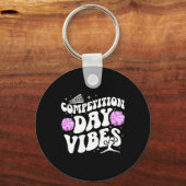 Cheer Competitie Dag Vibes Cheer Comp Dag Cheerle Sleutelhanger (Voorkant)