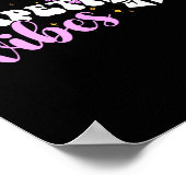 Cheer Competitie Dag Vibes Cheerleading Comp Dag Poster (Hoek)