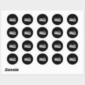 Cheer Competitie Dag Vibes Cheerleading Comp Dag Ronde Sticker (Vel)
