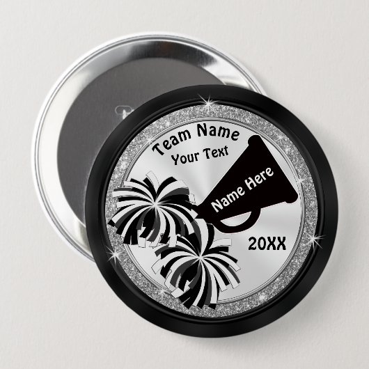 Cheer Competition Goodie Bag Ideeën, gepersonalise Ronde Button 4,0 Cm (Voorkant /achterkant)