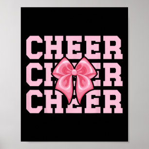 Cheer Coquette Cheerleader Cheerleaden Poster