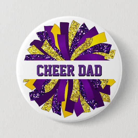 Cheer Dad Button Pin (Voorkant)