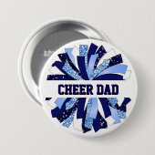 Cheer Dad Button Pin (Voorkant /achterkant)