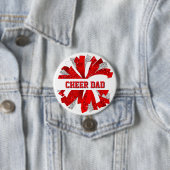 Cheer Dad Button Pin (In situ)