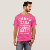 Cheer Dad Cheerleader Dad Cheerleading Competition T-shirt (Voorkant volledig)