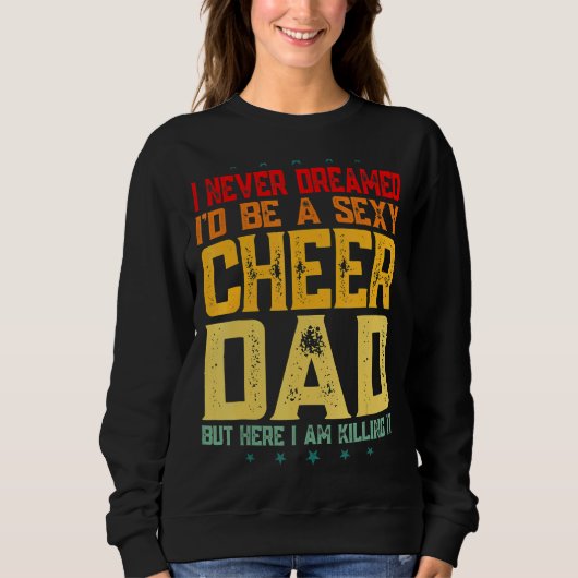 Cheer Dad Cheerleader Dad Vaderdag Trui (Voorkant)