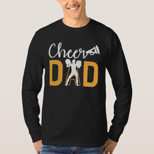 Cheer Dad Cheerleading Man Cheerleader T-shirt (Voorkant)