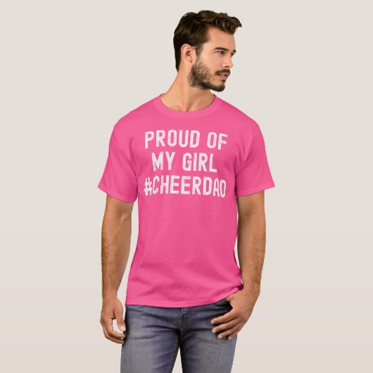 Cheer Dad Cheerleading T-shirt (Voorkant volledig)