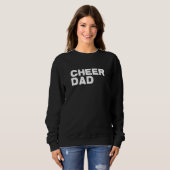 Cheer Dad Fathers Day Cheerleader Love Cheerdancin Trui (Voorkant volledig)