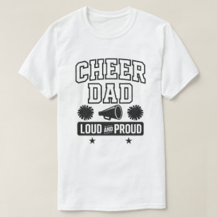 Cheer Dad Shirt Luid en Trots Cheerleading