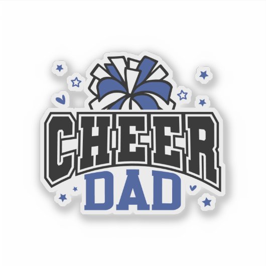 Cheer Dad Sticker (Voorkant)