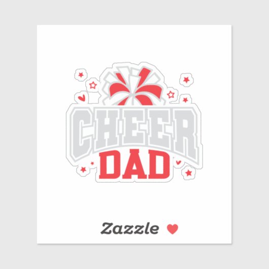 Cheer Dad Sticker (Vel)