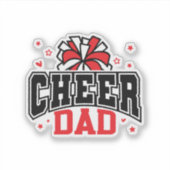 Cheer Dad Sticker (Voorkant)