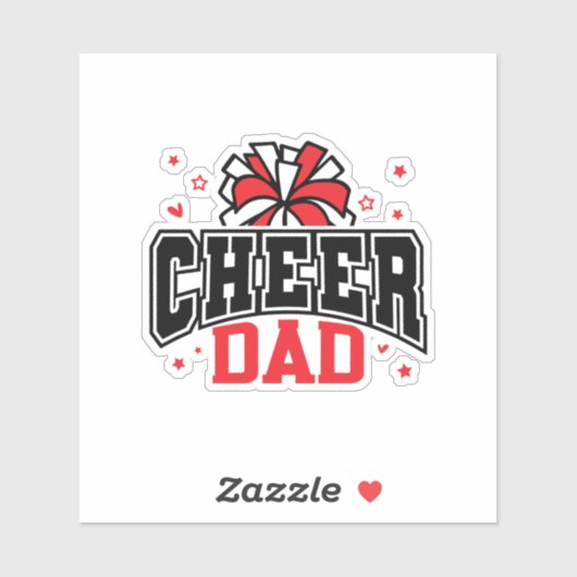 Cheer Dad Sticker (Vel)