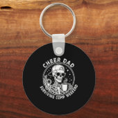 Cheer Dad Surviving Comp Weekend Skeleton Coffee F Sleutelhanger (Voorkant)