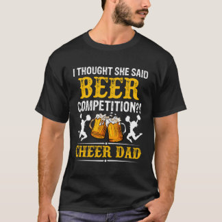 Cheer Dad Vaderdag Drink bierdrinkers T-shirt