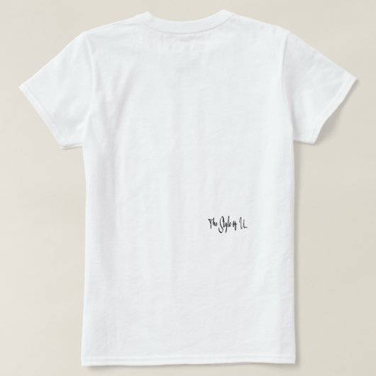 Cheer/Dance T-Shirt (Blue Oranger) (Design achterkant)