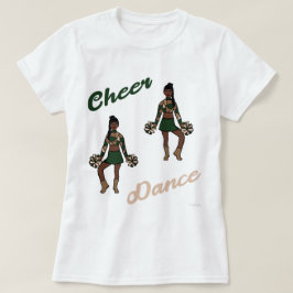 Cheer/Dance T-Shirt Green Camo)