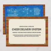 Cheer Delivery System Kaart (Voorkant / Achterkant)